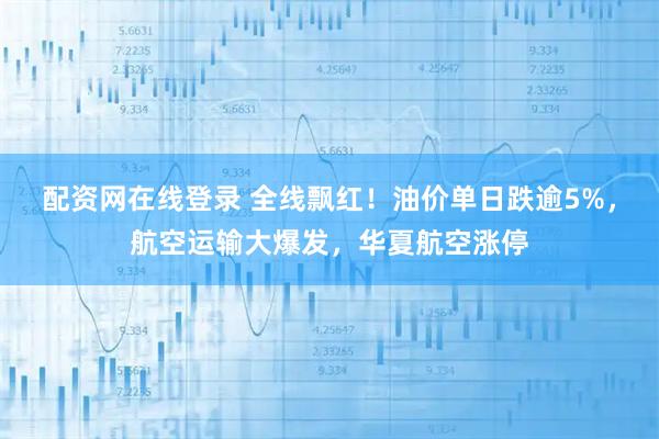 配资网在线登录 全线飘红！油价单日跌逾5%，航空运输大爆发，华夏航空涨停
